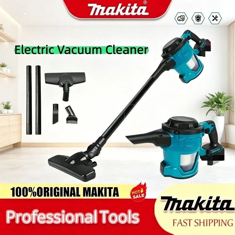 

Makita Cordless Protable Electric Vacuum Cleaner Handheld Dust Carpet Collector Machine For Makita 18v Battery