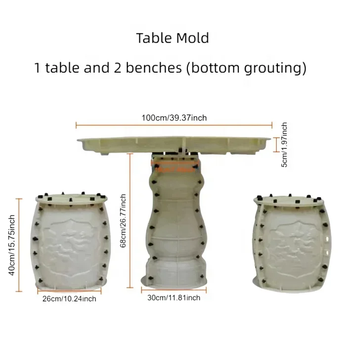 Household Products ABS Desktop for Cement Concrete Desktop Plastic Injection Mold