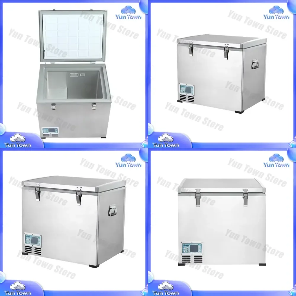 for Yacht Caravan Boat Outdoor Portable Car Freezer Fridge Electric Refrigerator Cooler 12V DC Compressor Cooler for Camping