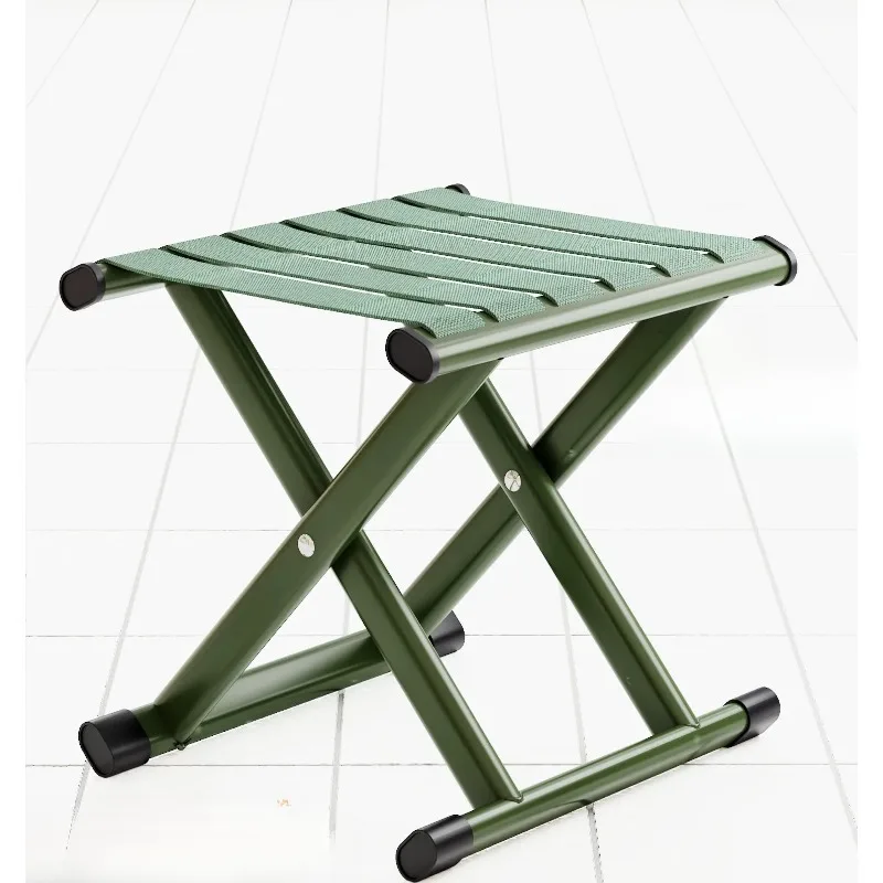 Mazar folding stool portable small Mazar stool folding thickened back chair train outdoor fishing chair