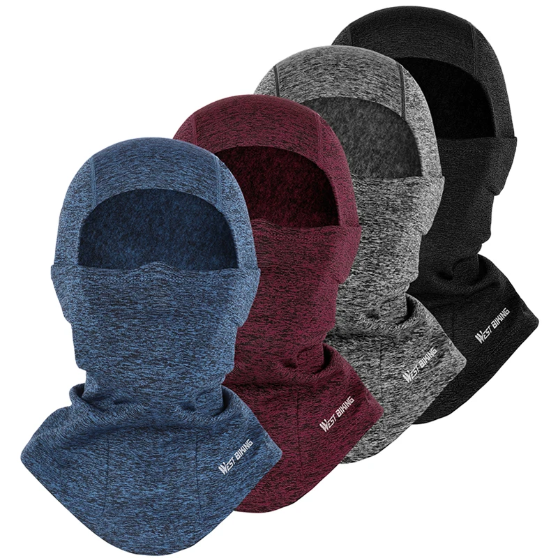 WEST RADFAHREN Winter Fleece Radfahren Schal Outdoor Winddicht Laufen Fahrrad Gesicht Abdeckung Männer Frauen Fahrrad Bandana Sport Headwear – Detail 1