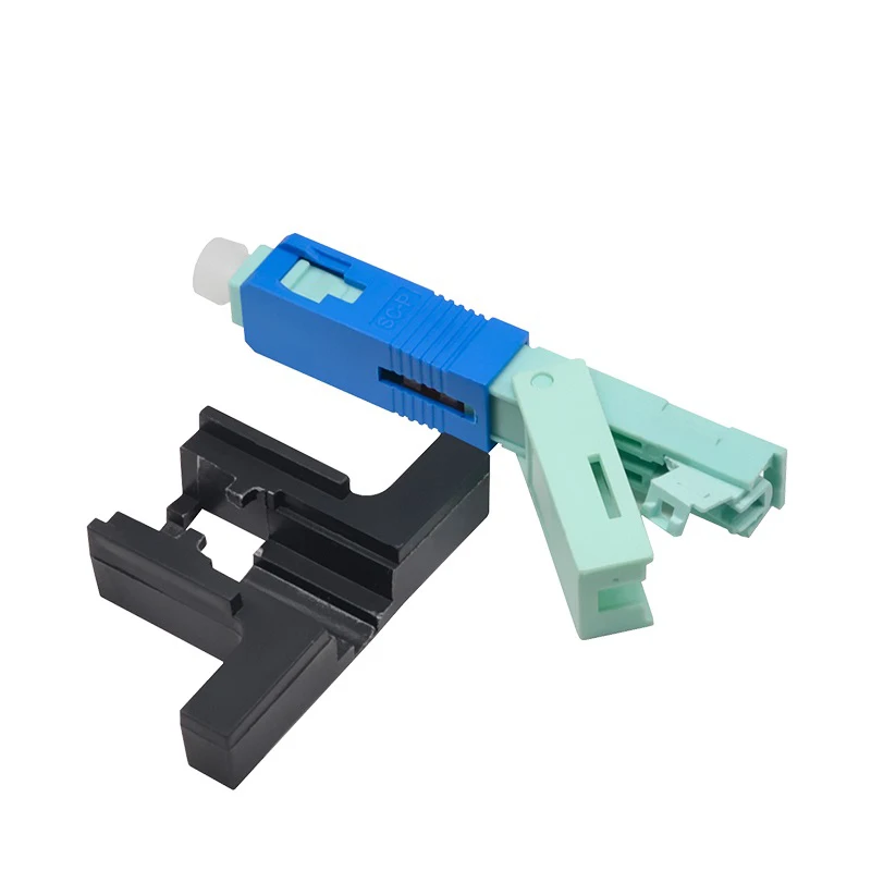Fiber Optic Fast Connector, Single Mode, FTTH Tool, Cold Connector Tool, Model SC UPC, 53mm image 2