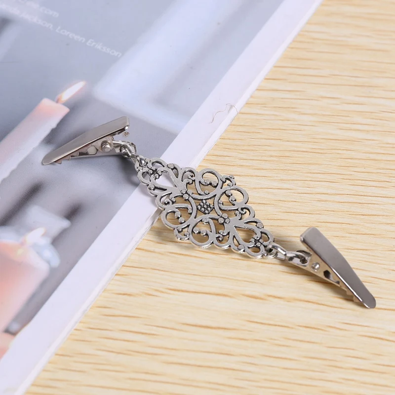 Women Cardigan Sweater Blouse Pin Shawl Brooch Flower Clips Shirt Collar Retro Duck Clip Scarf Clasps Charm Accessories