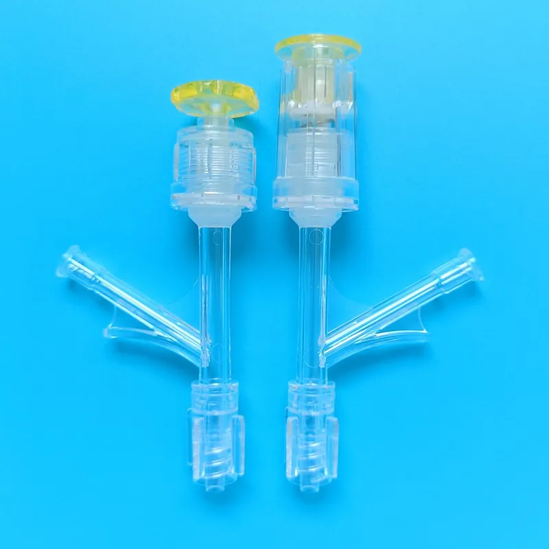 10F Y-Connector Push Pull Valve for Loss Control Compression Hemostasis Hospital Single Hand Operation Large fast shipping