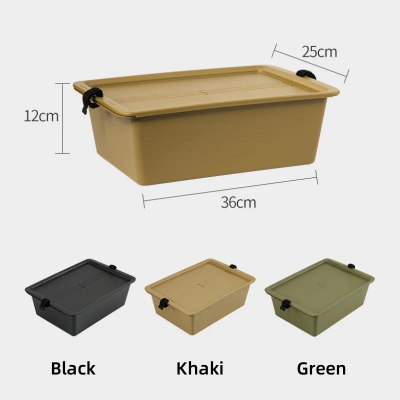 Outdoor IGT Table 1 Unit Tea Box PP Storage Box IGT Table Accessories Lightweight Cool Camping Equipment