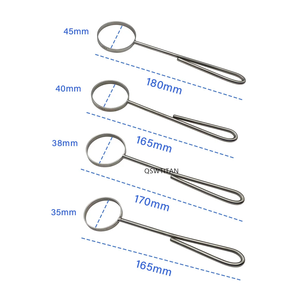 Stainless steel Areola Measuring Instrument Areola Measuring tool Breast Measuring ruler Cosmetic surgery instrument