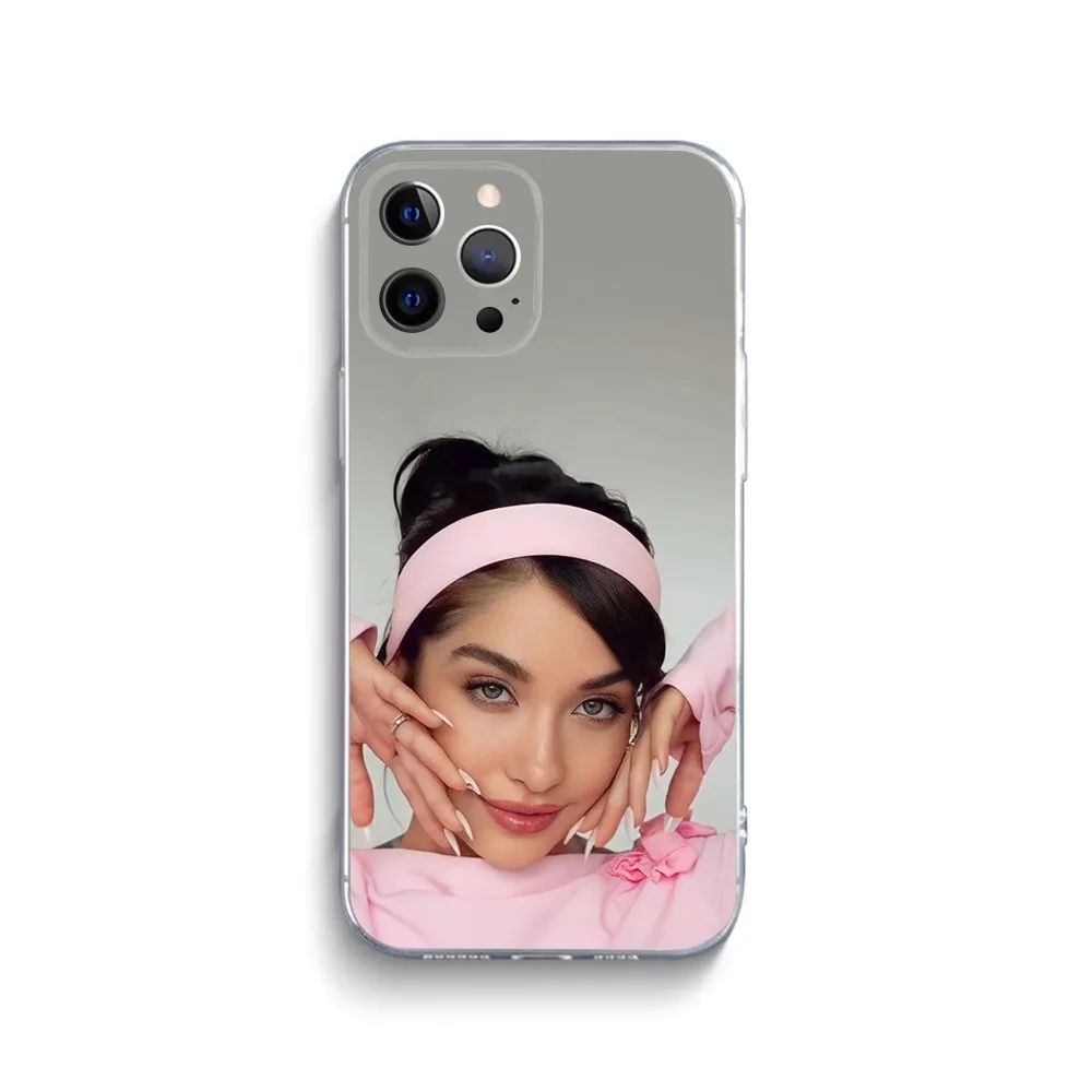 Singer M-Maria B-Becerra Phone Case For iPhone 15,14,13,12,11 Plus,Pro,Max,XR,XS,X,7,8 Plus,SE,Mini Transparent Silicone Soft