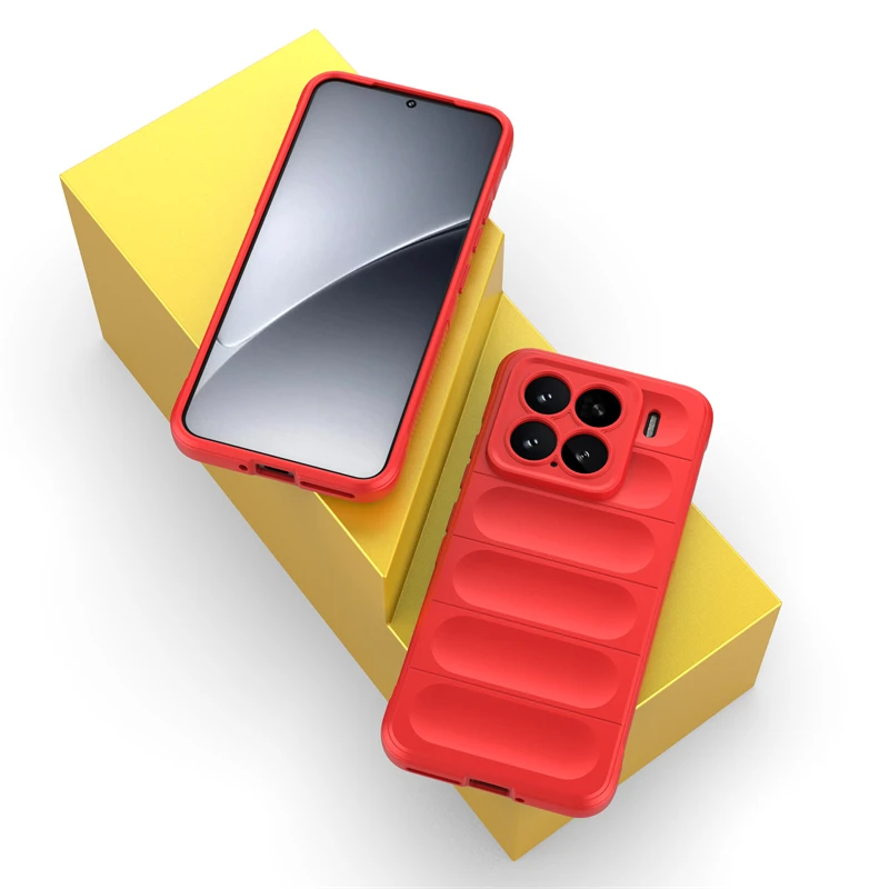Para Xiaomi 15 funda de silicona líquida a prueba de golpes Xiaomi Mi 15 Pro funda protectora de goma TPU funda de teléfono Xiaomi 15