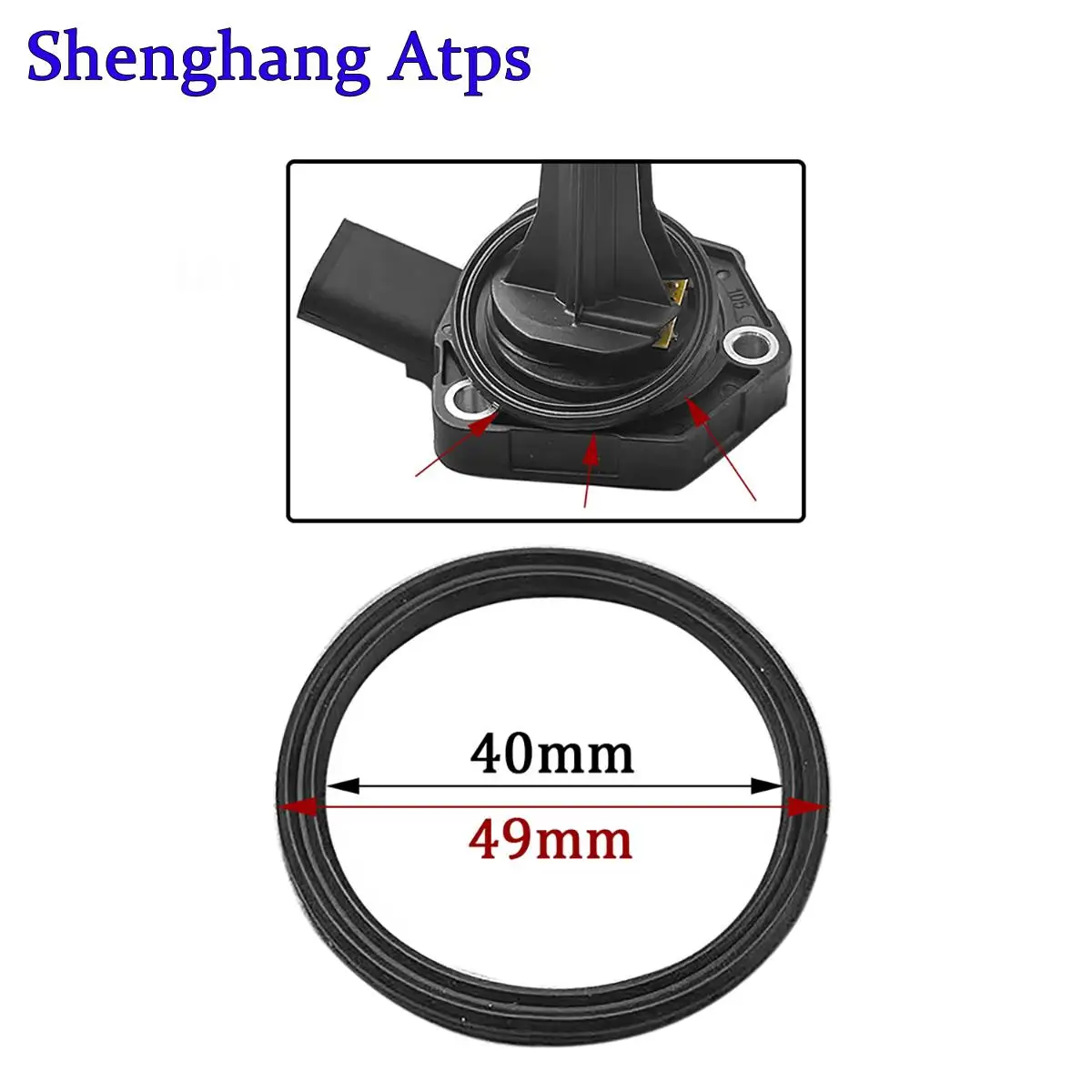 038103196B Oil Level Sensor Rubber Ring Gasket For EA888 GEN2/3 VW Golf MK6 Tiguan Touran Passat B7 CC Sharan Audi A4L B8 Q5