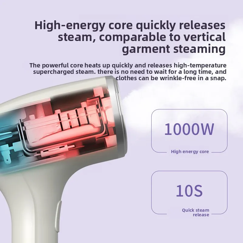 مكواة بخار للملابس المحمولة جافة ورطبة ذات الاستخدام المزدوج للسفر المنزلي #2