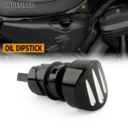 Motorcycle Oil Dipstick Tank Cap Plug Chrome Fit For Harley XL883 1200 XR883 1200 Iron Forty-Eight Seventy-Two 48 72 2004-2022