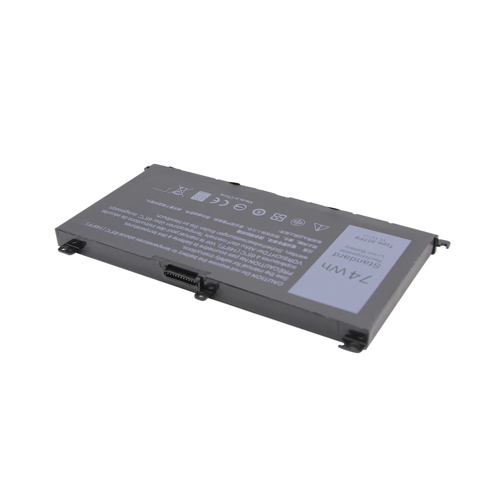 Imagem -03 - Bateria do Portátil 357f9 74wh 11.1v para Dell Inspiron 15 7559 7000 7557 7567 7566 5576 5577 P57f P65f 71jf4 Ins15pd1548b 1748b