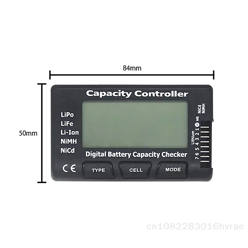 Smart RC Power Meter Digital Battery Tester - 1-7S Lipo Voltage Capacity Checker with Balance Function