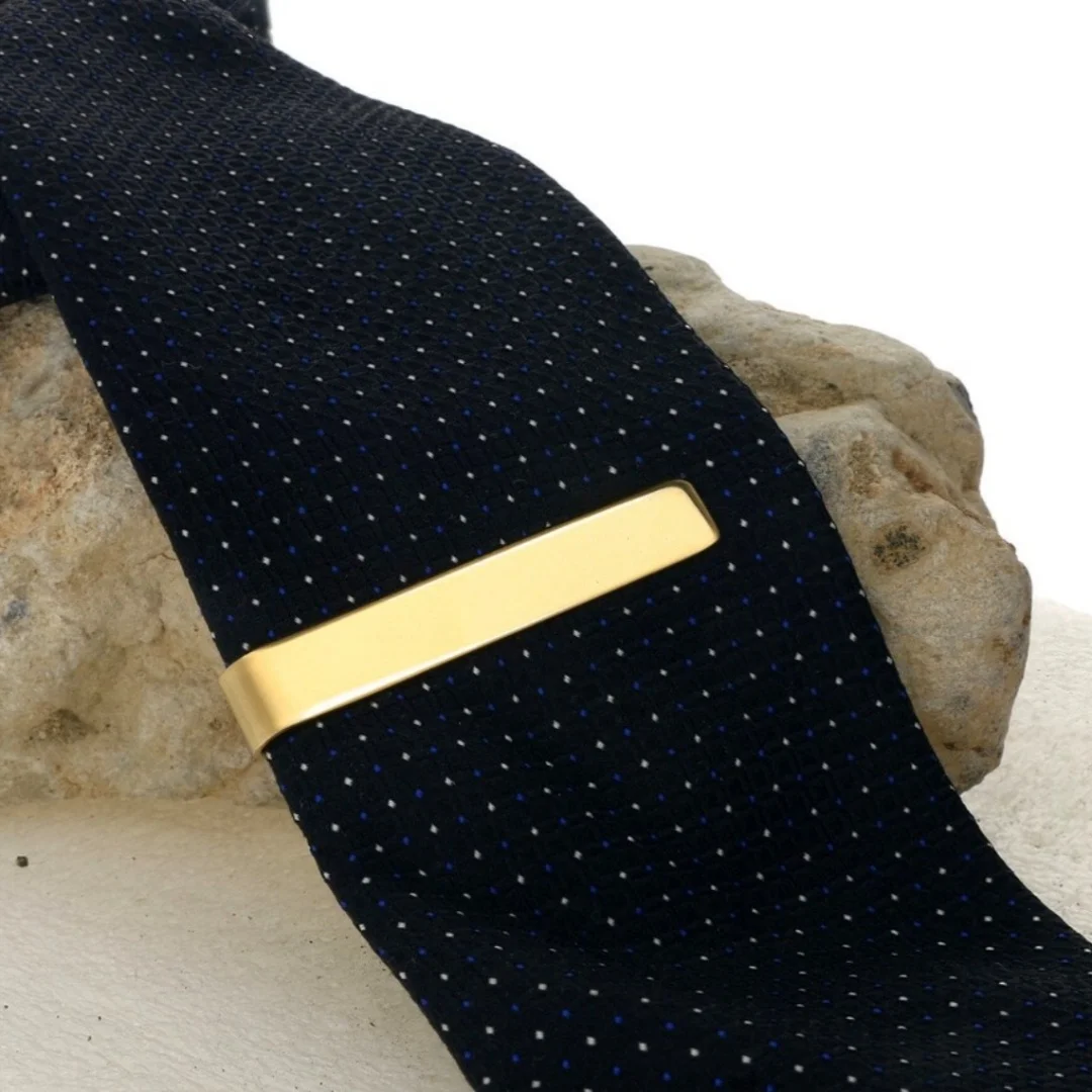 Custom Name Initials Tie Clip Men's Personalize Stainless Steel Letters Tie Clip Wedding Jewelry for Groom
