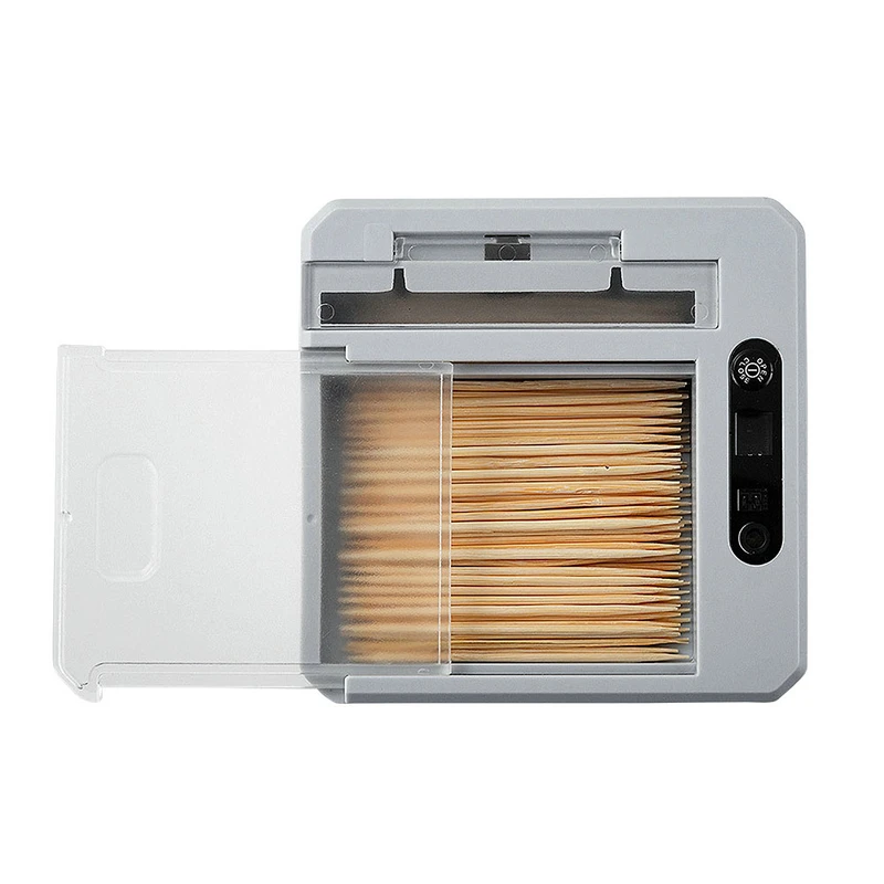 Smart Automatic Toothpick Storage Box Kitchen Restaurant Toothpick Holder Intelligent Sensor Electric Toothpicks Dispenser