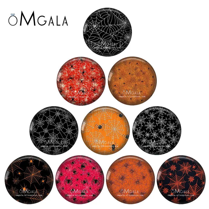 

Lovely Spider Web Art Patterns 10mm/12mm/14mm/18mm/20mm/25mm/30mm Round photo glass cabochon demo flat back Making findings