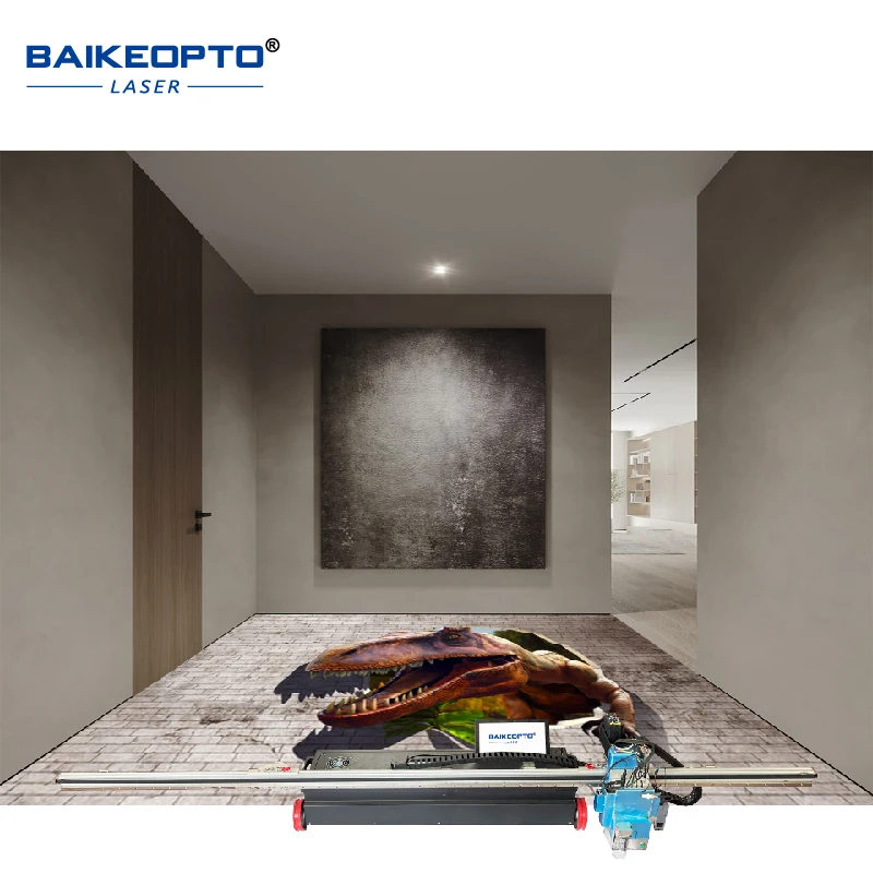 BK-WP32 Wholesale Custom Height Floor Printer UV Inkjet Vertical Wall Printer Machine Ground and Floor Printer