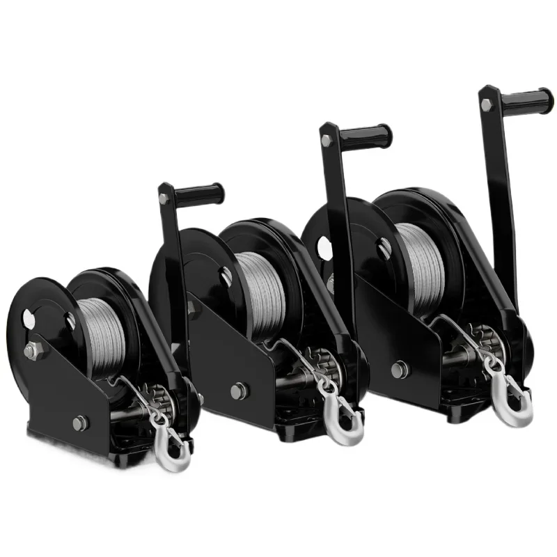 

Self-locking hand winch Small household manual winch Lifter