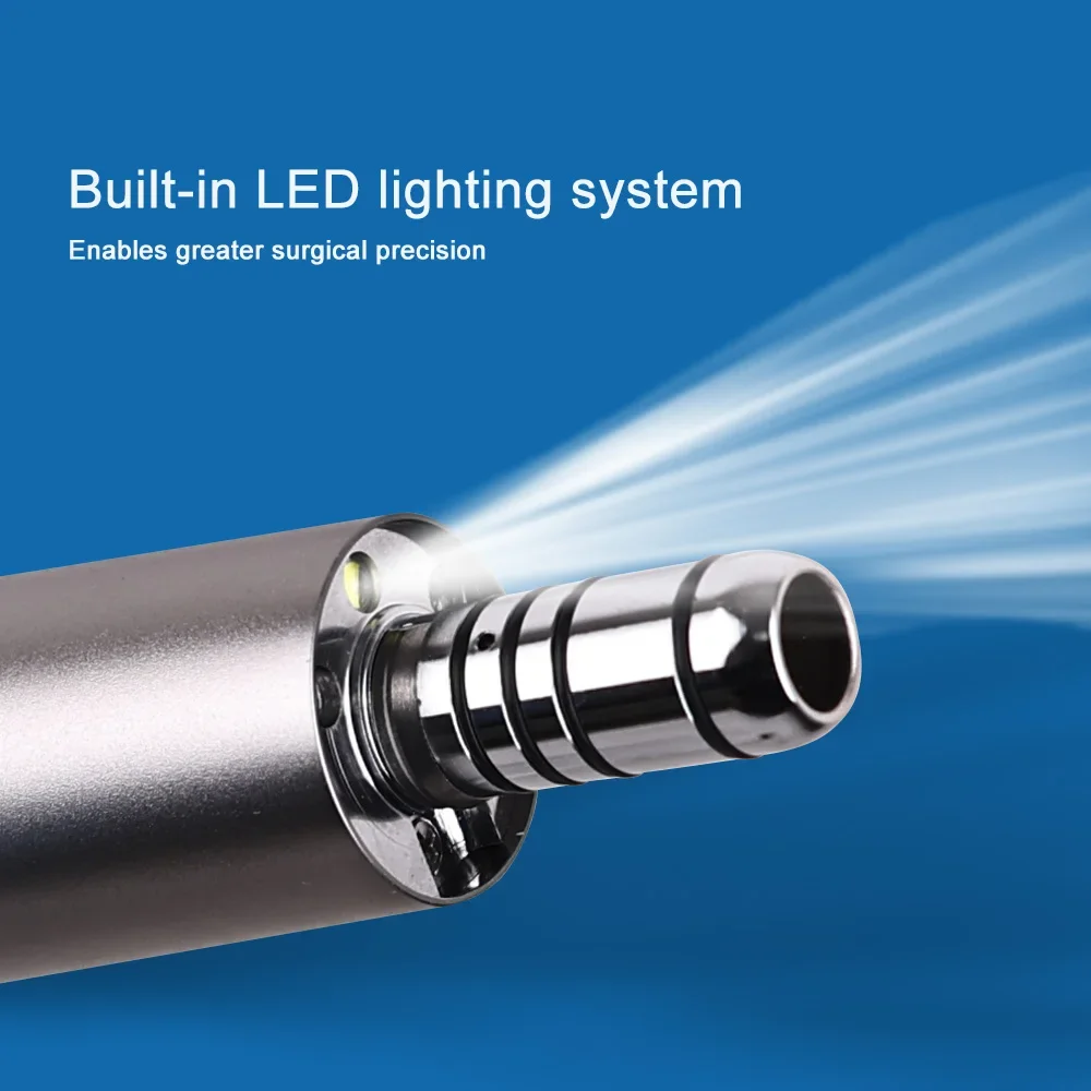 Dental LED Brushless Micro Motor with Water Tank Internal Spray 2/4 Hole Fit for 1:1/1:5/16:1 Increasing Contra Angle Handpiece