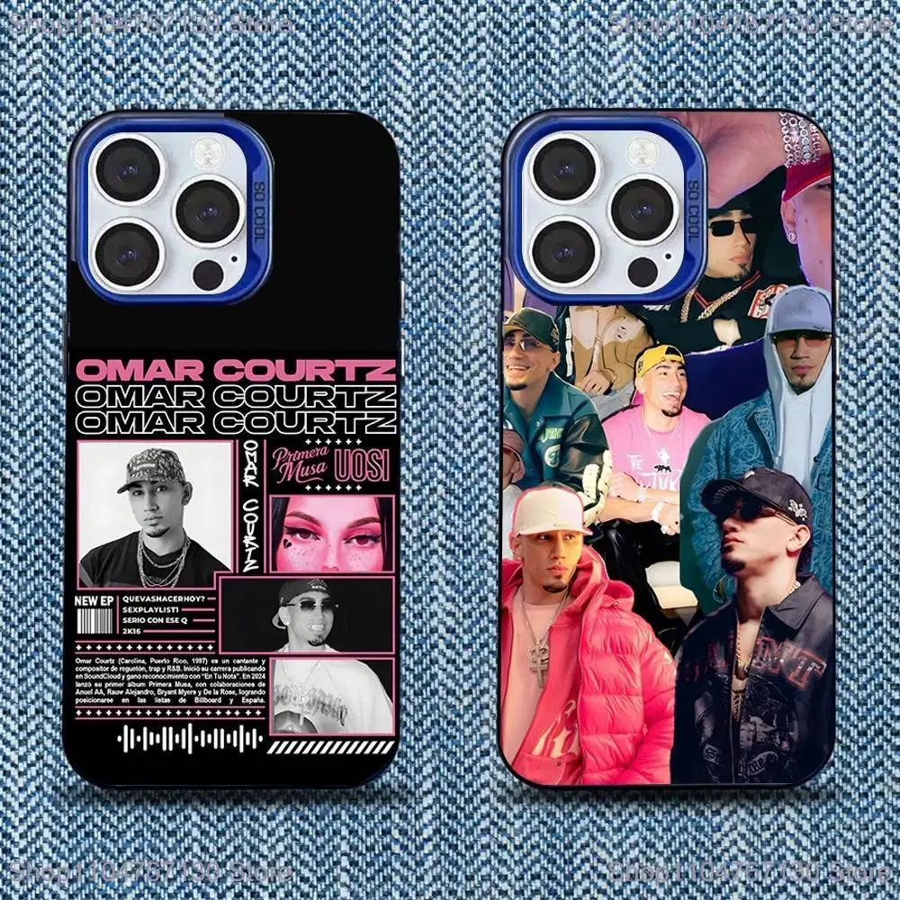 

Primera Musa Omar Courtz Phone Case For iPhone 17,16,15,14,13,12,11,Mini,Pro,SE,MAX Blue Matte Silicone Cover