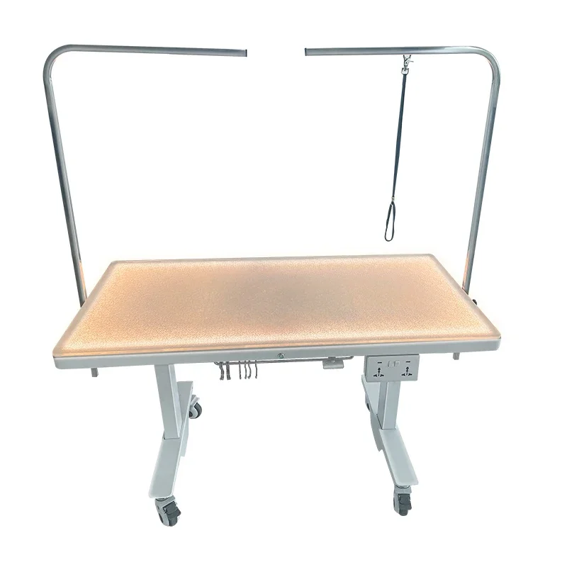 

Pet Electric Grooming Table with Led Lights Pet Barber Table Cat and Dog Grooming Table