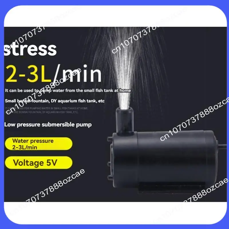 A26P USB Submersible Pump 1M Cable DC Low Voltage Ultra-Quiet Mini Small Water Pump 5V Submersible Pump For Aquarium