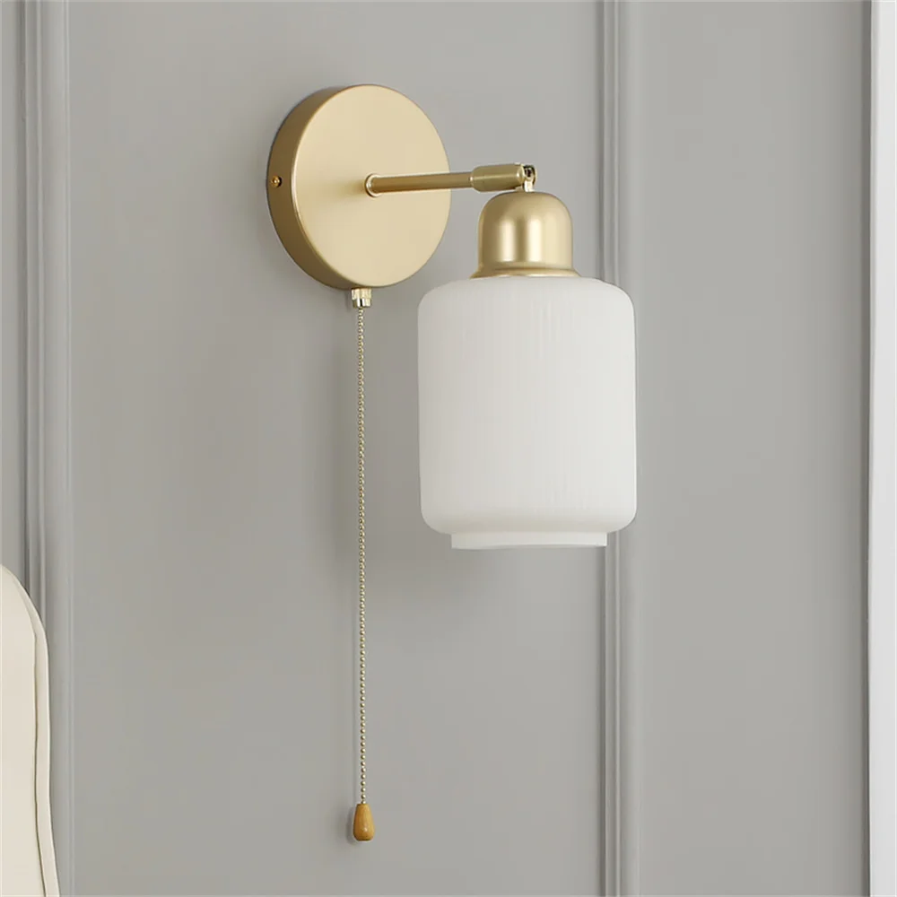 Nordic With Switch Wall Light Led Loft Sconce Metal Adjust Glass Lamps Home Decor Fixture For Living Room Bedside Lamp Luminaire image 3