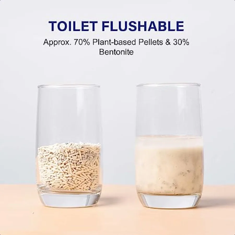 العناية بالعسل Petrichor مزيج القط القمامة I التوفو القط القمامة I الطبيعة الكريات النباتية و Bentonite دائم I LowDust Qucik Clu