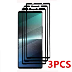 3PCS Screen Glass For SONY Xperia 1V 1IV Front Tempered Protector For Xperia 1 III 1II Front Glass Film 9H