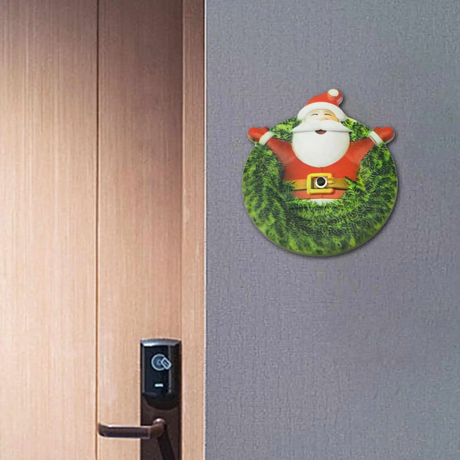 Santa Claus Doorbell Push Button Door Bell Entry Chime Easy Installation Christmas Decoration Door Chime for Entrance Bedroom