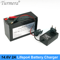 Turmera 14.6V 2A 4S Lifepo4 Battery Charger DC 5.5*2.1mm for 4Series 12V 12.8V 14.4V 18650 32650 32700 33140 Lifepo4 Battery Use