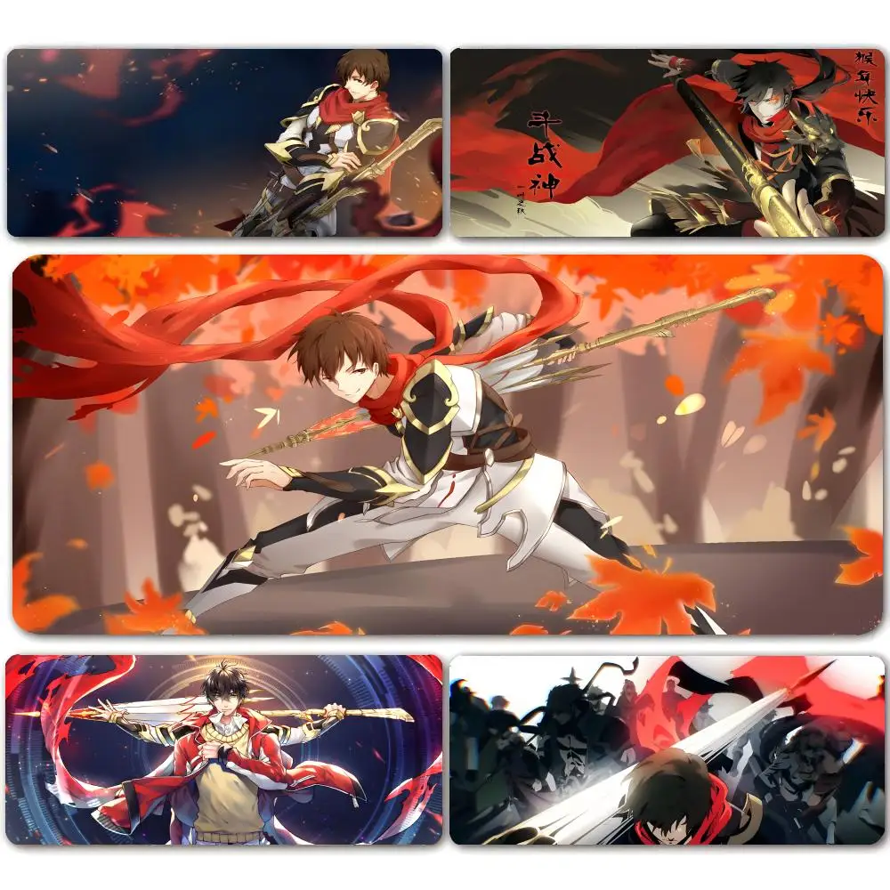 

The Kings Avatar Esports Anime Mouse Pad Mousepad Large Gaming Mouse Pad LockEdge Thickened Computer Keyboard Table Desk Mat