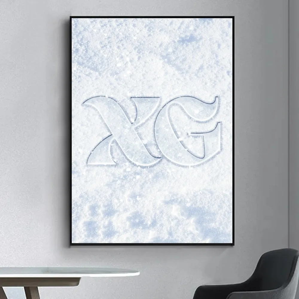 Kpop X-Xg New Dna Poster Fancy Poster Wall Sticker for Living Room Bar Vintage Decorative Painting Middle