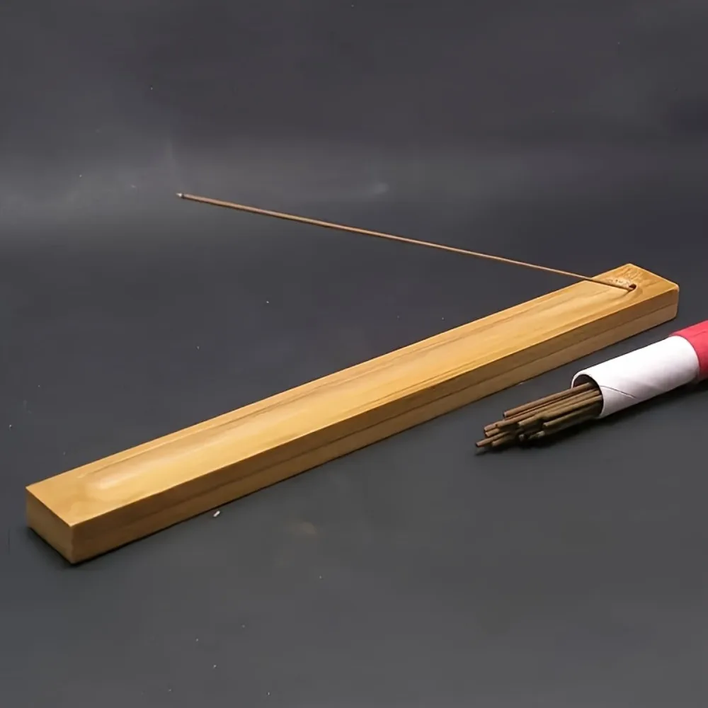 1-10Pcs Bamboo Incense Holder Burner Stand Natural Unfinished for Meditation Relaxation Home Garden Patio Tea Party Decor