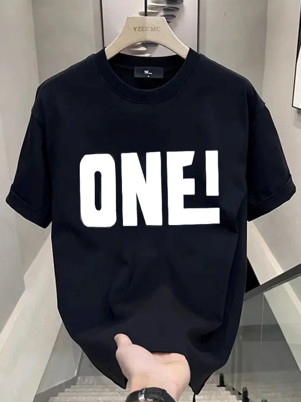 

2025 Summer New Fantastic Men's 100% Pure Cotton and Pure Colour of ColthesT-Shirt for Men Quick Drying Comfortable T-Shirt