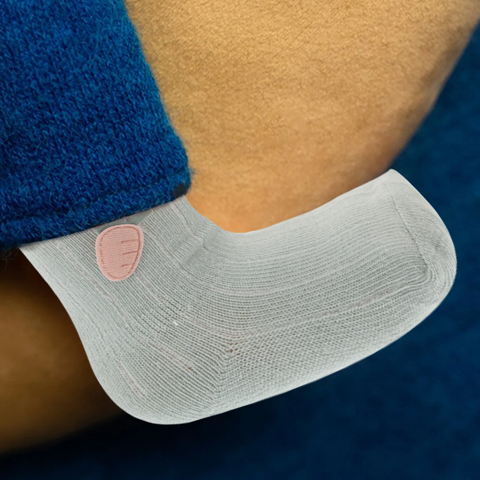 1 Pasang Kaus Kaki Bayi Baru Lahir Setengah Betis Katun Kartun Anti Selip Kaus Kaki Pegangan Anti Selip Balita Kaus Kaki Lembut Bernapas untuk Bayi Baru Lahir