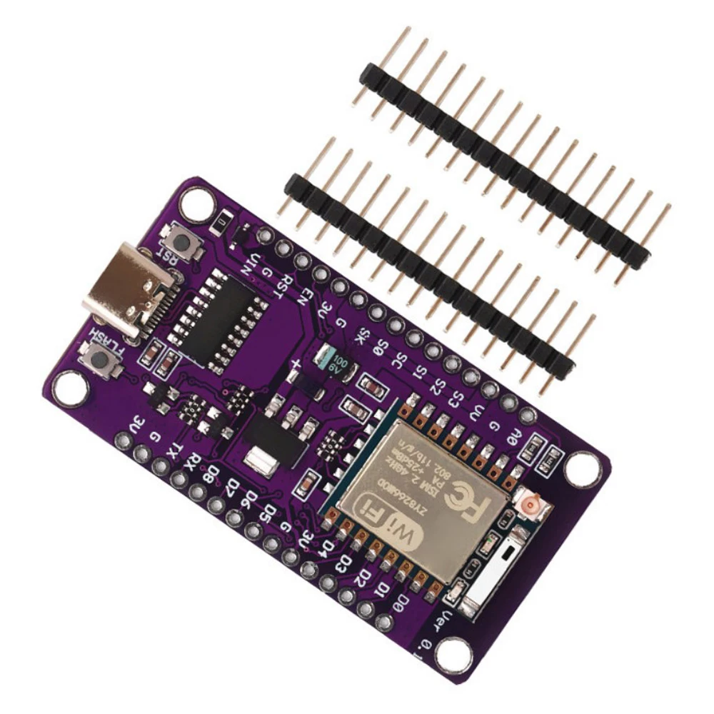 Serial Wireless WiFi Module CH340 ESP-07 ESP8266 Development Board Low Power IoT Circuit Board For Lua Programming Project