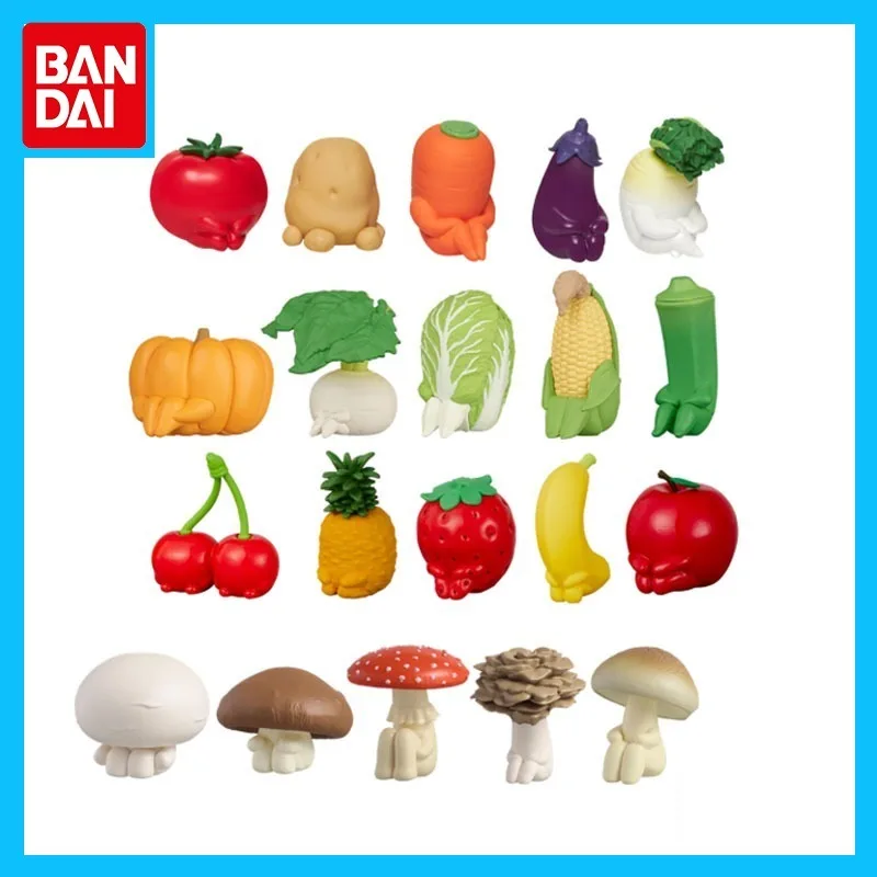 

Bandai Original Gashapon Waiting Fruits Mushrooms Vegetables Anime Figure Miniature Action Figure Toys for Boys Girls Kids Gift
