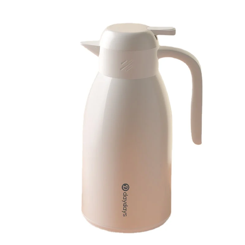 Vacuum Flask with Glass Lined Interior for All Day Hot and Cold Temperature Control