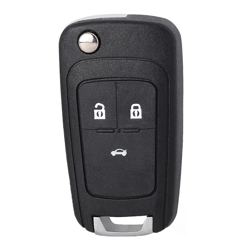 KEYECU 433MHz 4D70 Chip FCC ID: 2ALBS1SG24 OEM Originele Onderdelen Opvouwbare Flip Afstandsbediening Sleutelhanger voor Chevrolet Aveo Cavalier 2019 2020