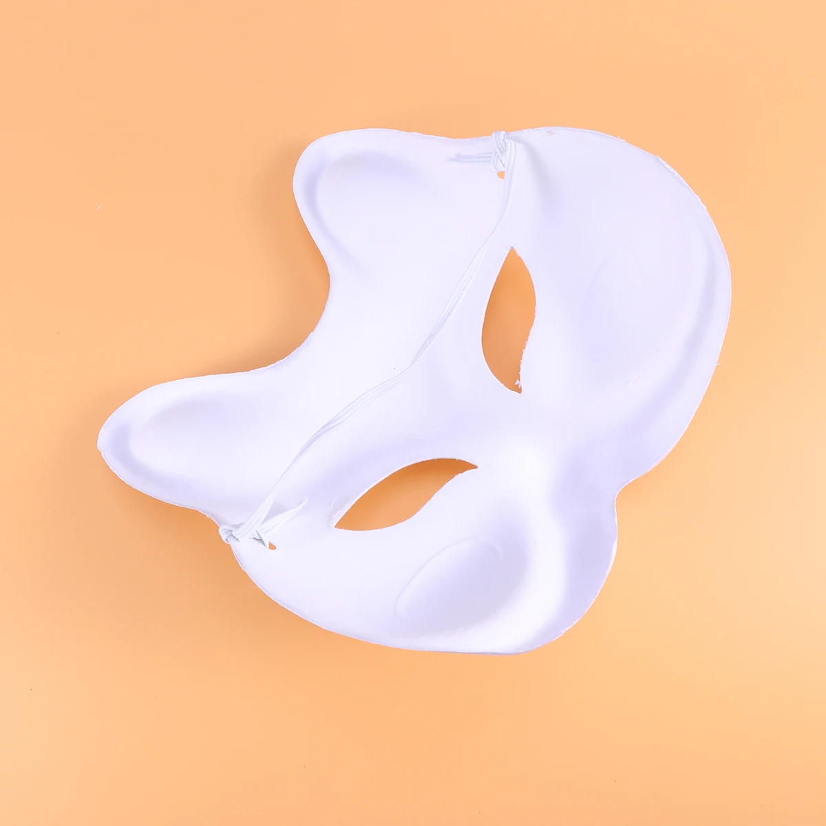 

10 Pcs Hand Painted Mask DIY Blank Cosplay Accessory Prom Hand-Painted Eco-friendly Pulp Masquerade Costume Child