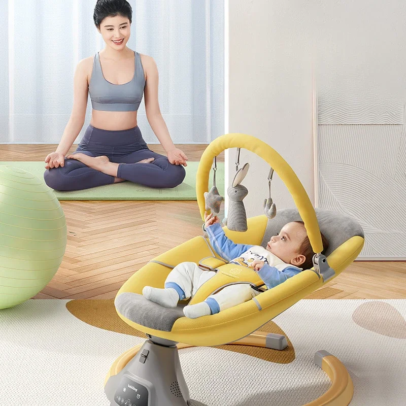 Baby Rocking Chair Baby Soothing Chair Multifunctional Electric Baby Cradle Newborn Sleeping Cradle Electric Baby Swing