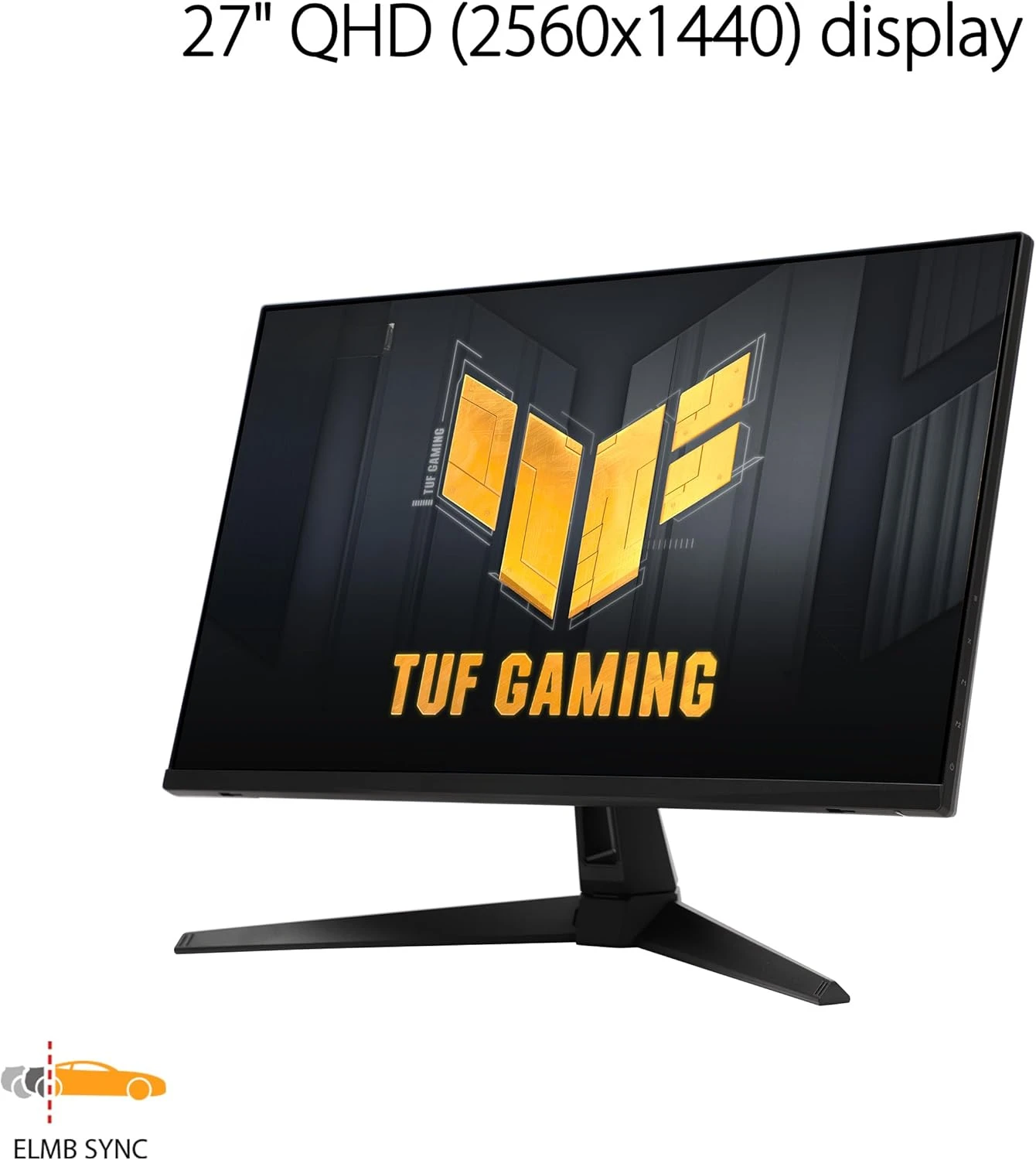 TUF Gaming 27” 1440P HDR Monitor (VG27AQ3A) – QHD (2560 x 1440), 180Hz, 1ms, Fast IPS, 130% sRGB, Extreme Low Motion Blur Sync