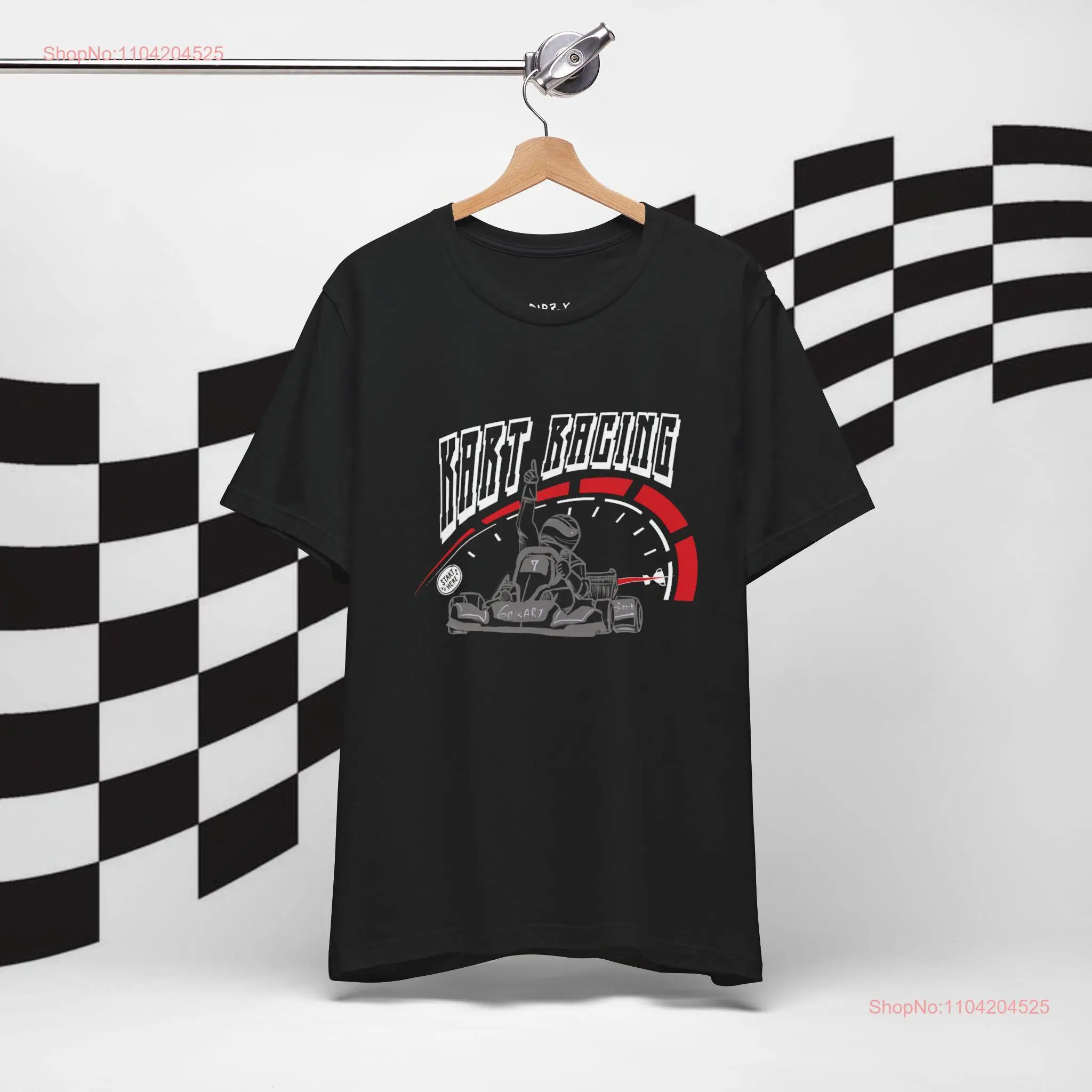 Racing Go Kart t shirt Karting small car four wheeled vehicle Championships Jersey  long or short sleeves