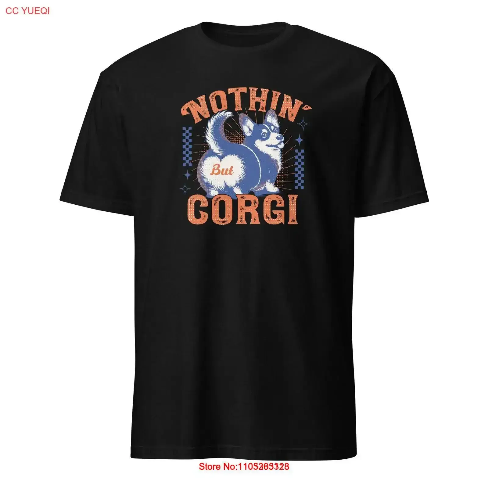 Funny Dog T Shirt Nothin But Corgi Retro Design Witty vintage Washed streetwear fashion Stylish graphic Unisex Versatile