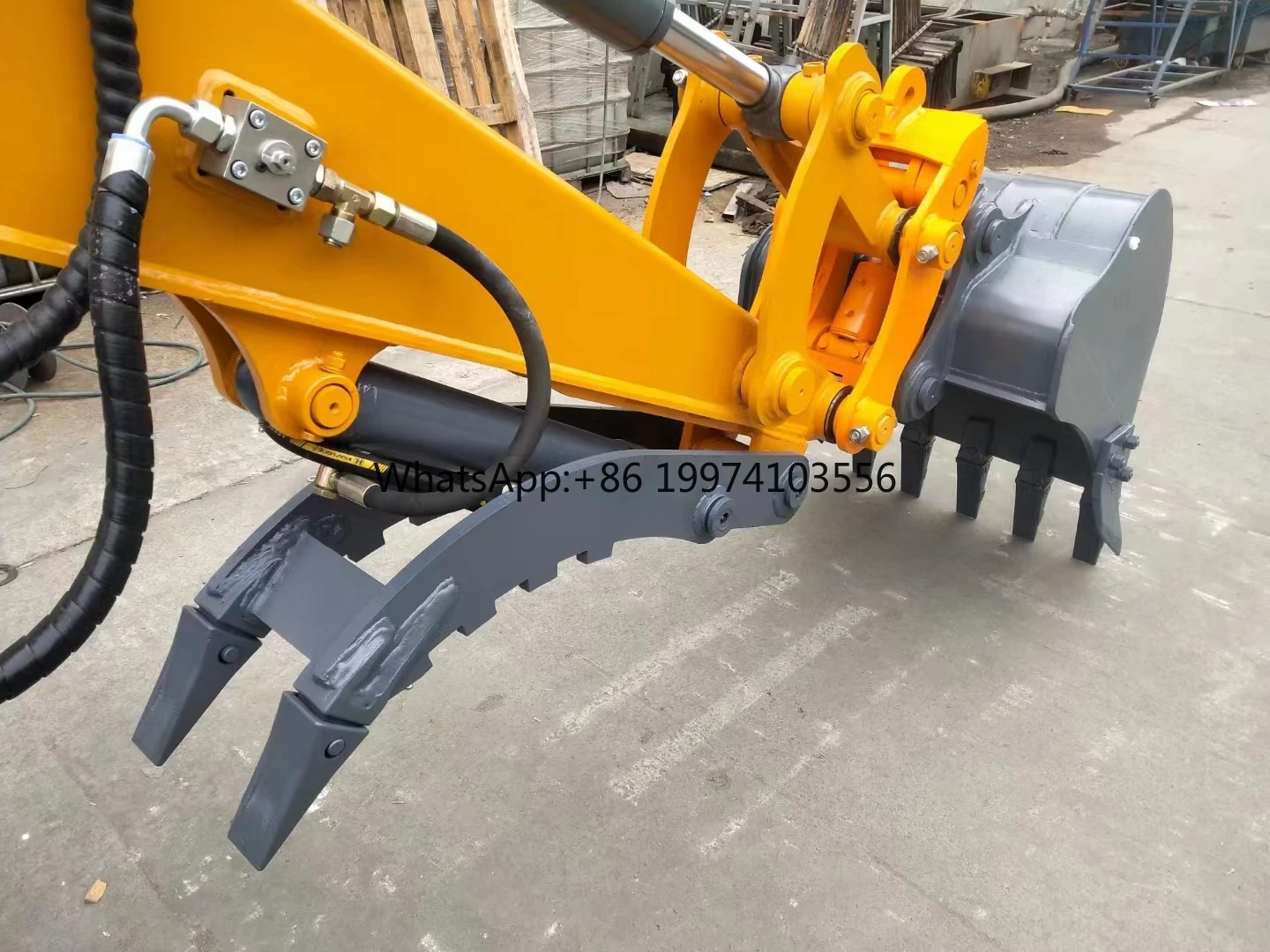 Hot Selling Excavator Mechanical Finger Thumb Fit for Excavator Bucket Hydraulic Grapple