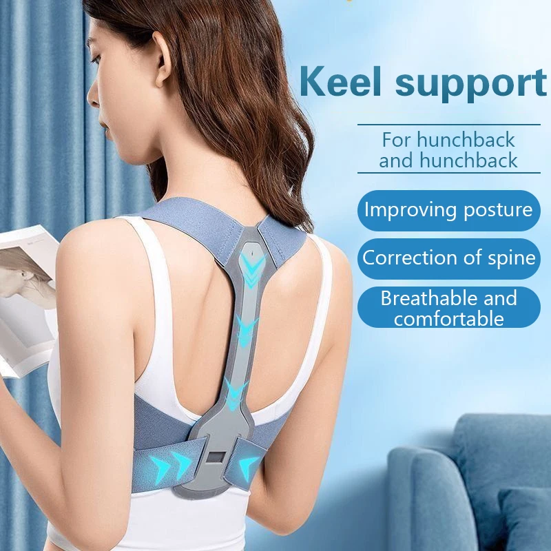 Posture Corrector Upper Posture Brace For Support Providing Shoulder-Neck-Back Relief Pain Adjustable For Men And Women