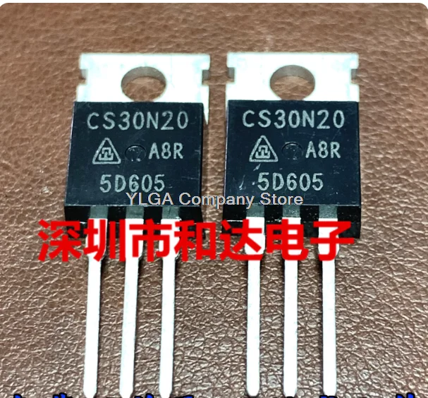 CS30N20A8R MOSFET power transistor direct insertion TO-220 200V 30A in stock       10PCS