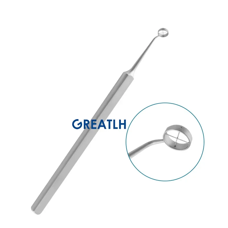 GREATLH Optical Zone Marker with Blade Stainless Steel Ophthalmic Surgery Instrument