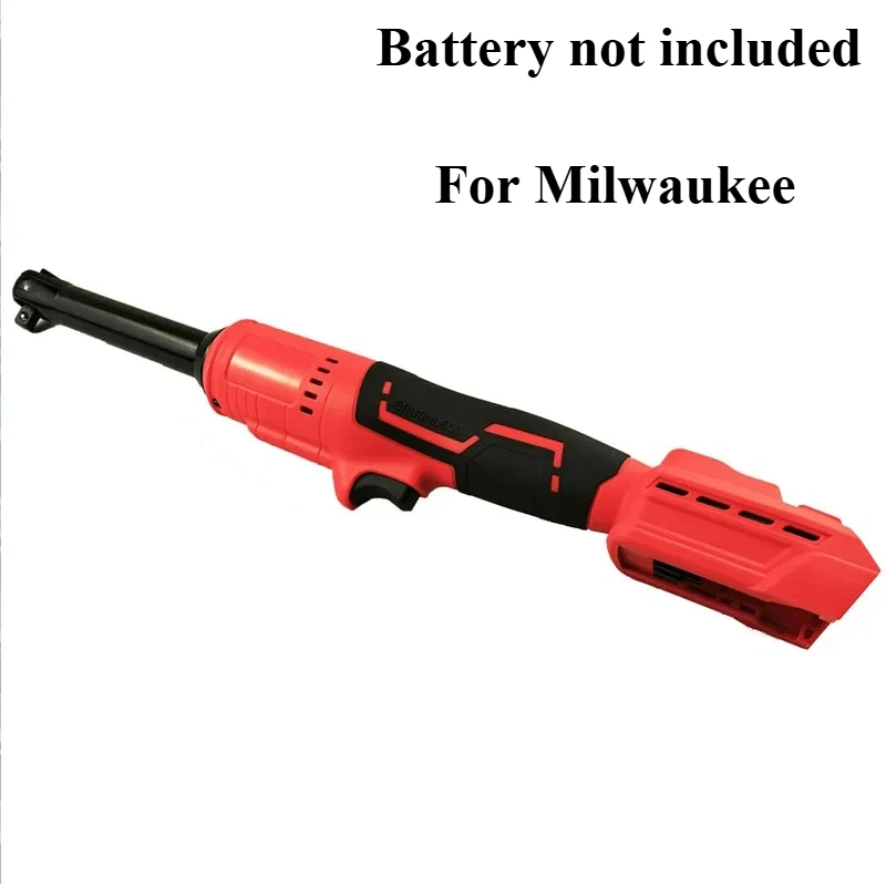 Suitable for Milwaukee 18V Brushless Ratchet Wrench 80NM Extended Long Head 3/8